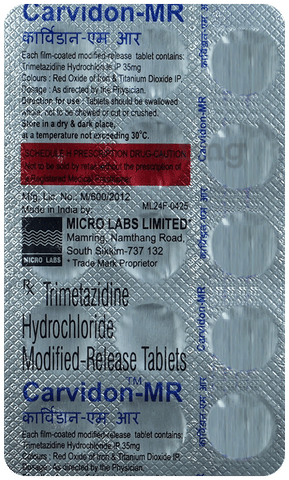 Carvidon-MR Tablet image