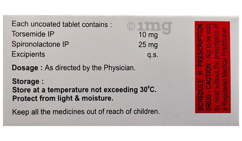 Torsefast Plus 10/25 Tablet image Torsefast Plus 10/25 Tablet image