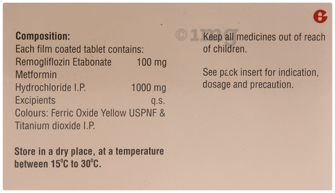 Remo Zen M 100mg/1000mg Tablet
