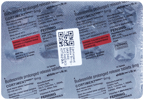 Cortiment Mmx 9mg Tablet PR image