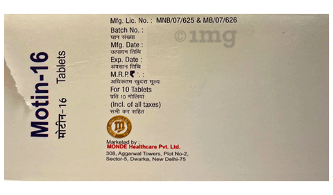Motin 16 Tablet image Motin 16 Tablet image
