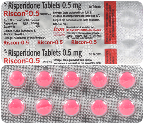 Riscon 0.5mg Tablet image