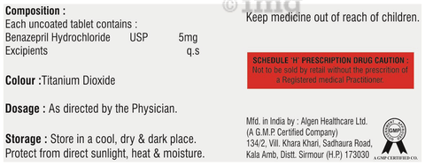 Apriace 5mg Tablet image