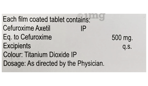 Cefgain 500 Tablet image Cefgain 500 Tablet image