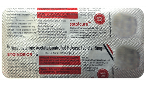 Stoinor CR 15 Tablet image Stoinor CR 15 Tablet image