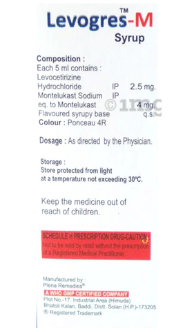 Levogres-M Syrup image