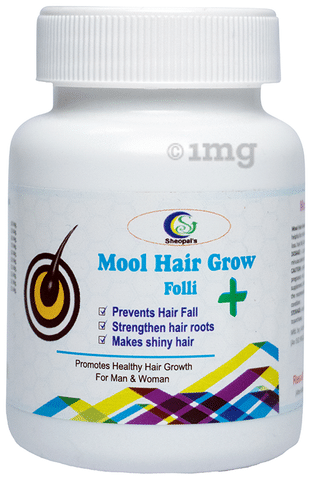 Sheopal's Mool Hair Grow Folli Capsule, Promotes Healthy Hair Growth for  Men & Women: Buy bottle of 30 capsules at best price in India | 1mg