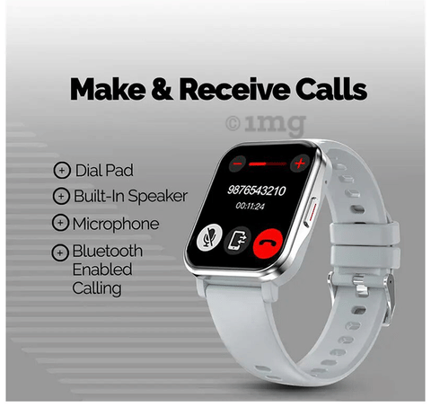 GOQii Stream Bluetooth Calling Smart Watch with Lakh Health,