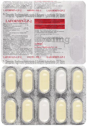 Laformin GP 2 Tablet image Laformin GP 2 Tablet image