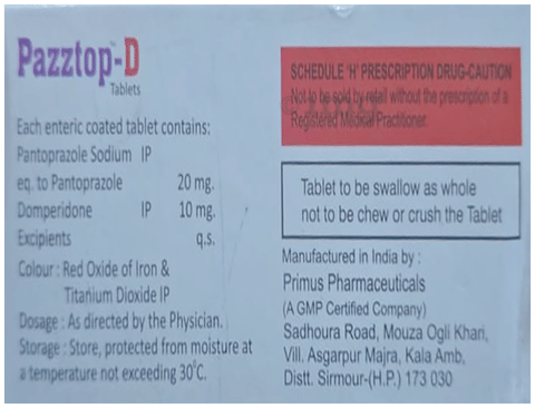 Pazztop-D Tablet image
