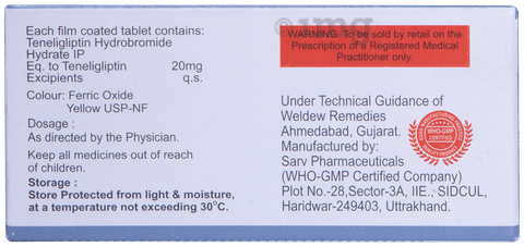Joten 20mg Tablet image