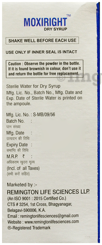 Moxiright Dry syrup image Moxiright Dry syrup image