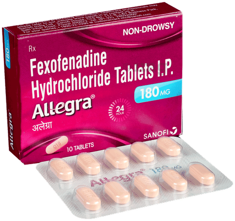 Allegra 180mg Tablet image