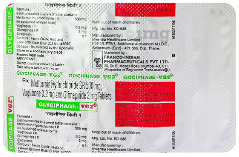 वोग्लिबोGlyciphage-VG2 टैबलेट एसआर