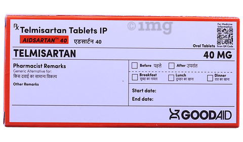Aidsartan 40 Tablet image Aidsartan 40 Tablet image