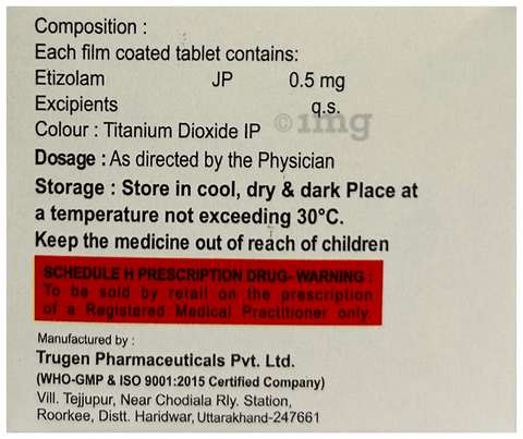 Etium 0.5 Tablet image
