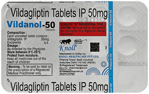 Vildanol 50mg Tablet image