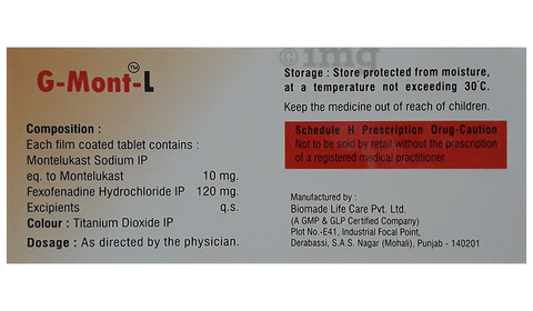 G-Mont-L Tablet image G-Mont-L Tablet image