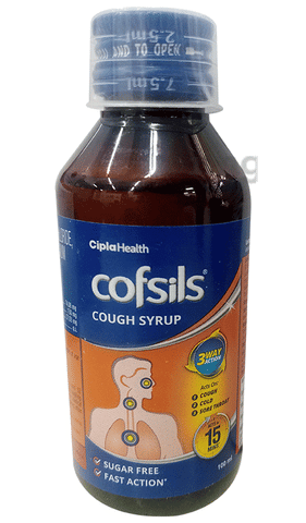 Cofsils Cough Syrup Sugar Free image