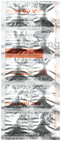 Divaa-OD 250 Tablet Tablet ER image