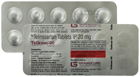 Telkum 20mg Tablet image