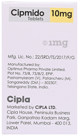 Cipmido 10mg Tablet image