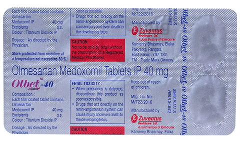 Olbet 40 Tablet image Olbet 40 Tablet image