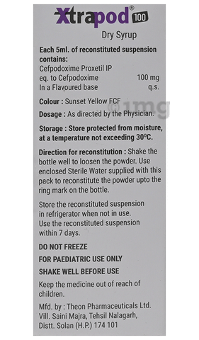 Xtrapod 100 Dry Syrup image Xtrapod 100 Dry Syrup image