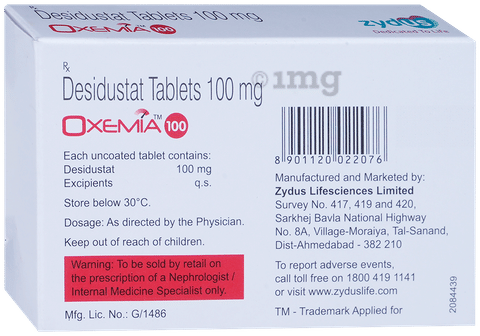 Oxemia 100 Tablet image
