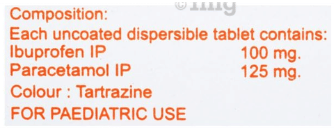 Brupal Kid 100mg/125mg Tablet image Brupal Kid 100mg/125mg Tablet image