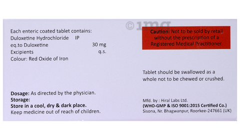 Dulpine 30 Tablet image Dulpine 30 Tablet image