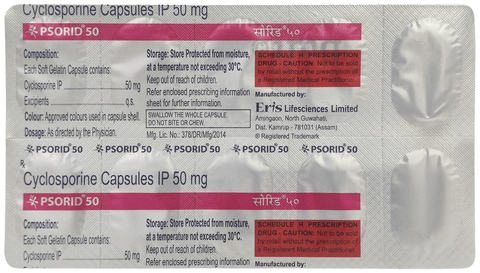 Psorid 50 Capsule image
