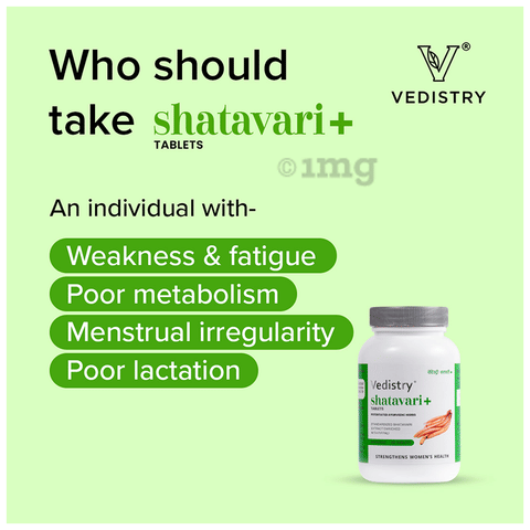 Vedistry Shatavari+ Tablet image