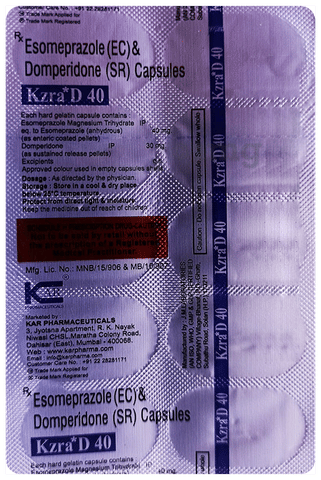 Kzra D 40 Capsule SR image Kzra D 40 Capsule SR image