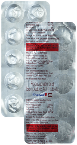 Rosuvas B 40 Tablet