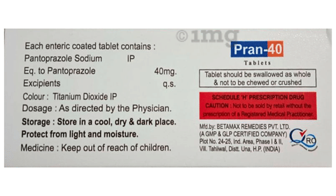 Pran 40 Tablet image