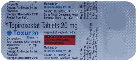 Toxur 20mg Tablet image