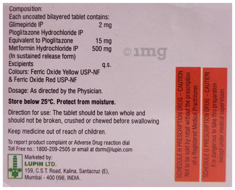 Gluconorm PG 2 Tablet SR image Gluconorm PG 2 Tablet SR image