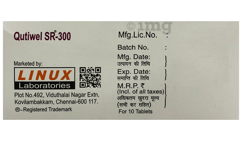 Qutiwel 300mg Tablet SR image