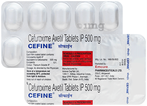 Cefine 500mg Tablet image Cefine 500mg Tablet image