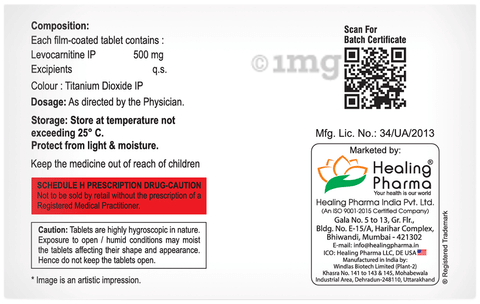 Carnitwo 500 Tablet image Carnitwo 500 Tablet image