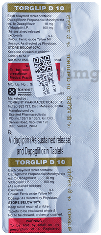 Torglip D 10 Tablet SR image Torglip D 10 Tablet SR image