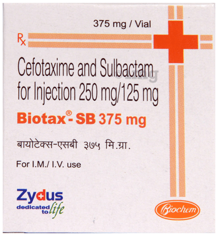 Biotax SB 250 mg/125 mg Injection
