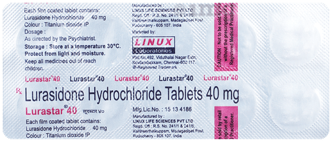Lurastar 40mg Tablet image
