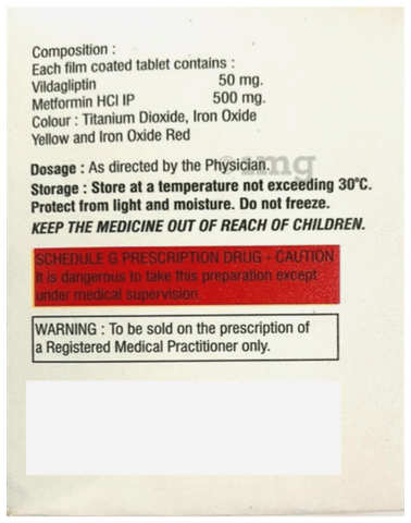 Vildavo-M 500 Tablet image