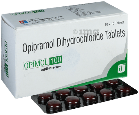 ओपिमोल 100mg टैबलेट image