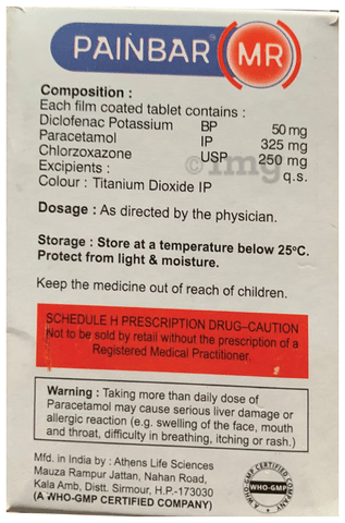 Painbar MR Tablet image Painbar MR Tablet image