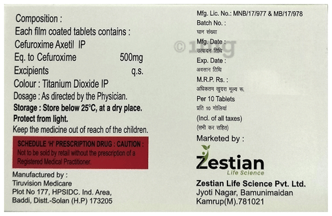 Telxime 500 Tablet image Telxime 500 Tablet image