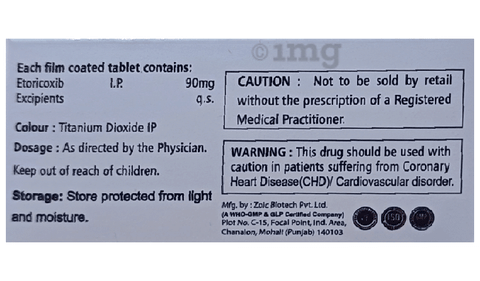 Vricoxib 90 Tablet image