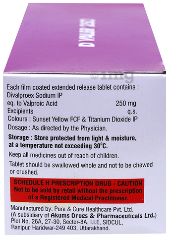 D Valer 250 Tablet ER image D Valer 250 Tablet ER image